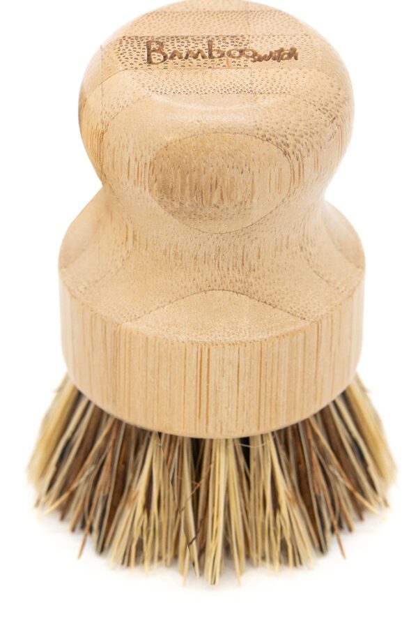 bamboo pot scrubber